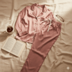 The 'Serene Slumber' Satin Pajama Set - Dusty Rose